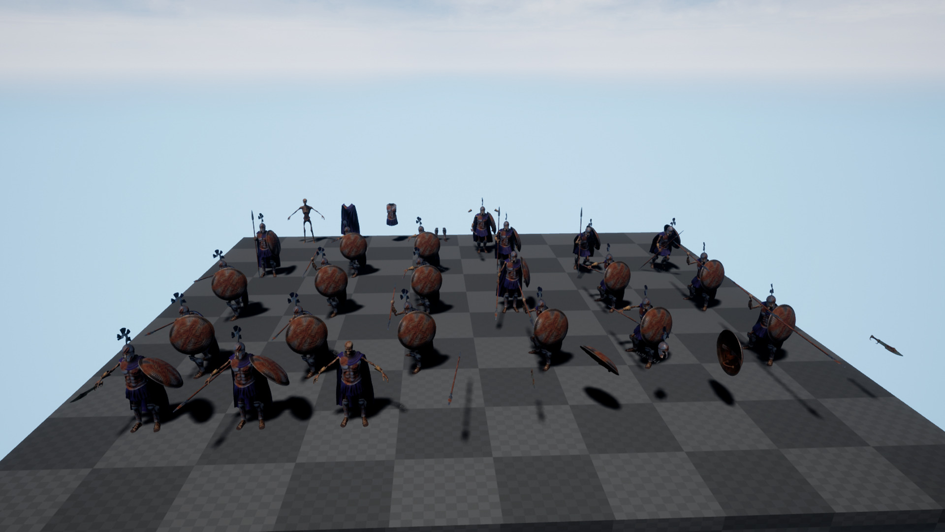 SKELETON SPARTAN ROYAL  Low-poly 3D model_16