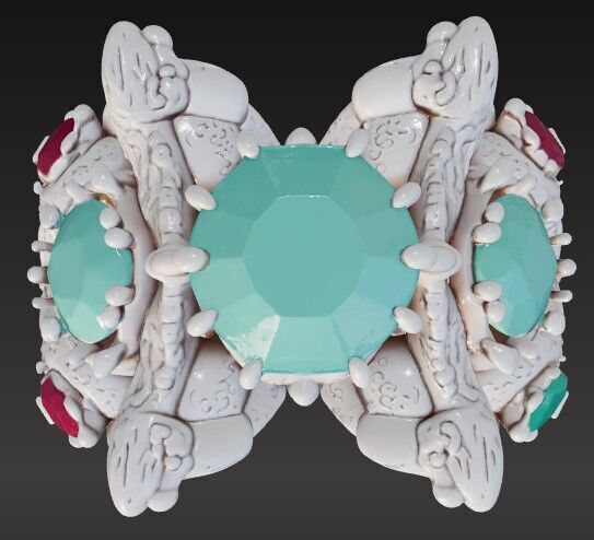Ottoman Sultan Ring V2 Historic Elegance in Digital Form 3D print model_7