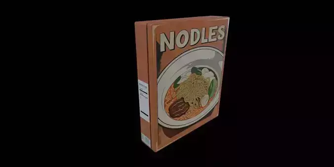 Instant Noodles - GAME READY PBR Low-poly 3D model Low-poly 3D model
