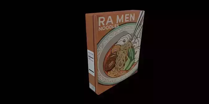 Instant Noodles - GAME READY PBR Low-poly 3D model Low-poly 3D model