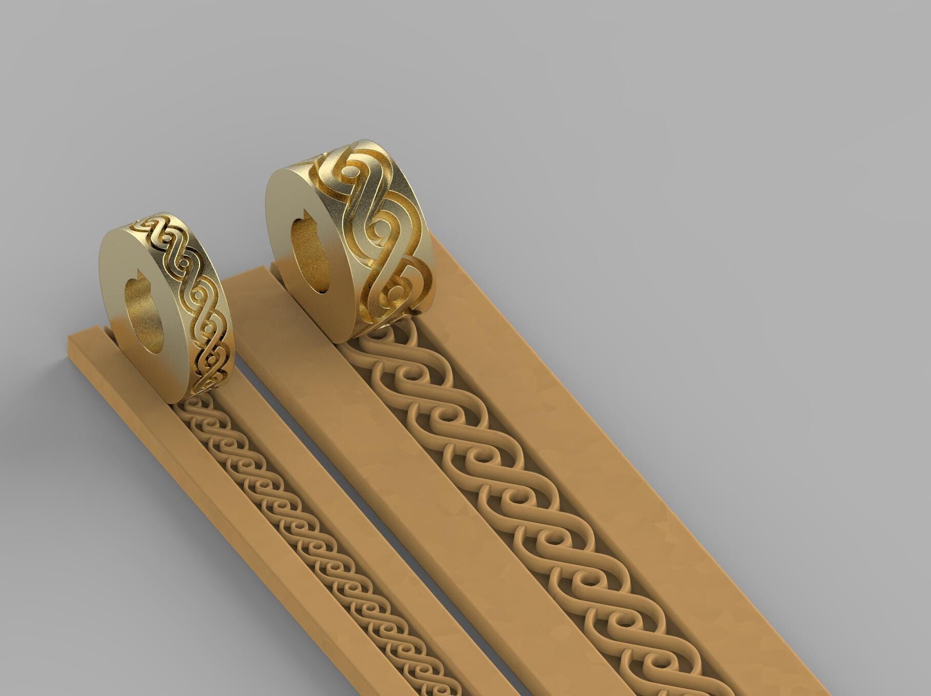 Texture Rollers Wheels for Leather Clay Patterns 3D T001 3D print model_2