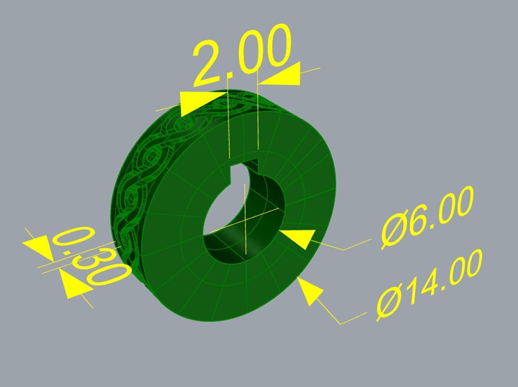 Texture Rollers Wheels for Leather Clay Patterns 3D T001 3D print model_3