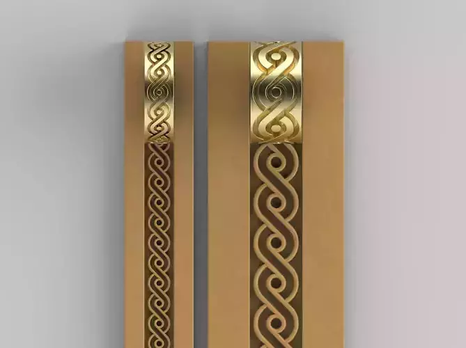 Texture Rollers Wheels for Leather Clay Patterns 3D T001