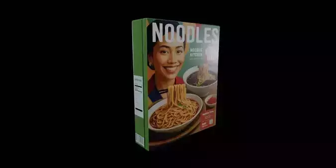 Instant Noodles - GAME READY PBR Low-poly 3D model Low-poly 3D model