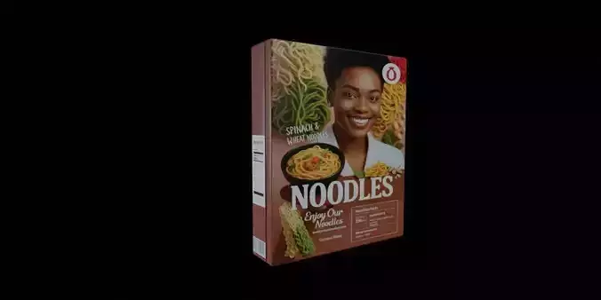 Instant Noodles - GAME READY PBR Low-poly 3D model Low-poly 3D model