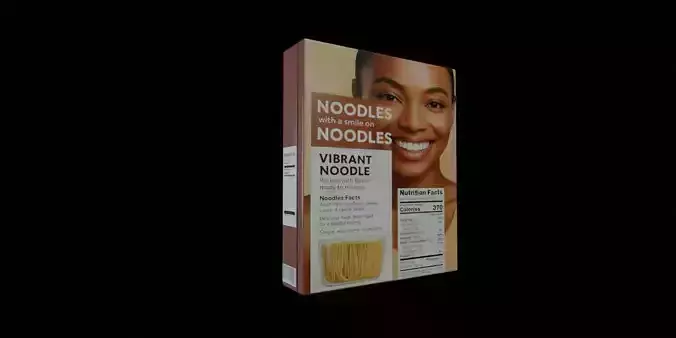Instant Noodles - GAME READY PBR Low-poly 3D model Low-poly 3D model