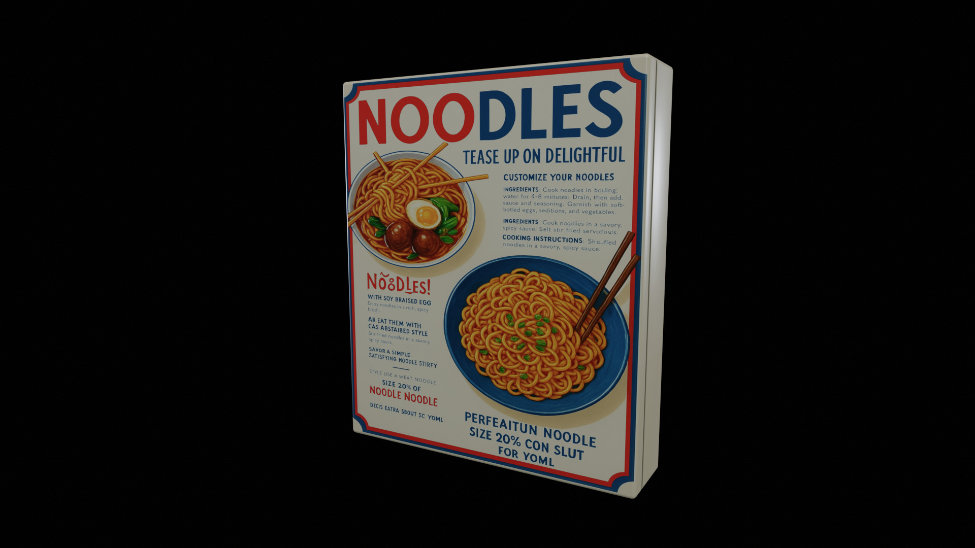 Instant Noodles - GAME READY PBR Low-poly 3D model Low-poly 3D model_4