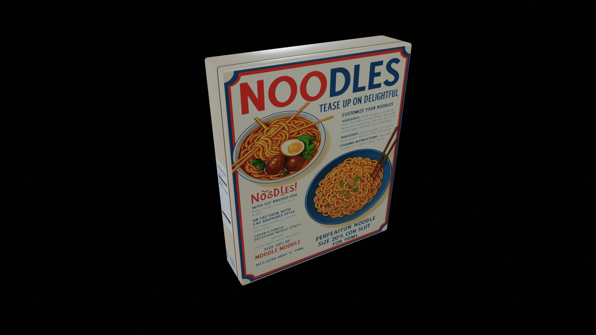 Instant Noodles - GAME READY PBR Low-poly 3D model Low-poly 3D model_2