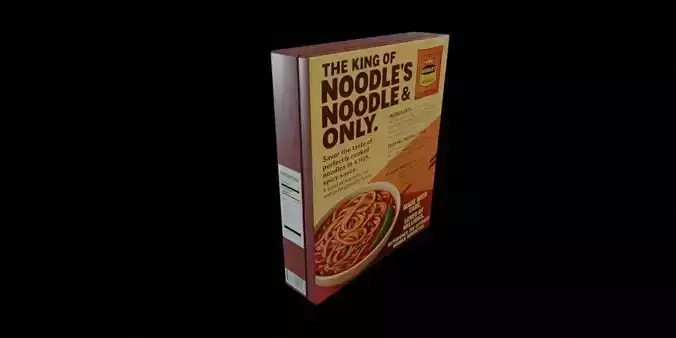 Instant Noodles - GAME READY PBR Low-poly 3D model
