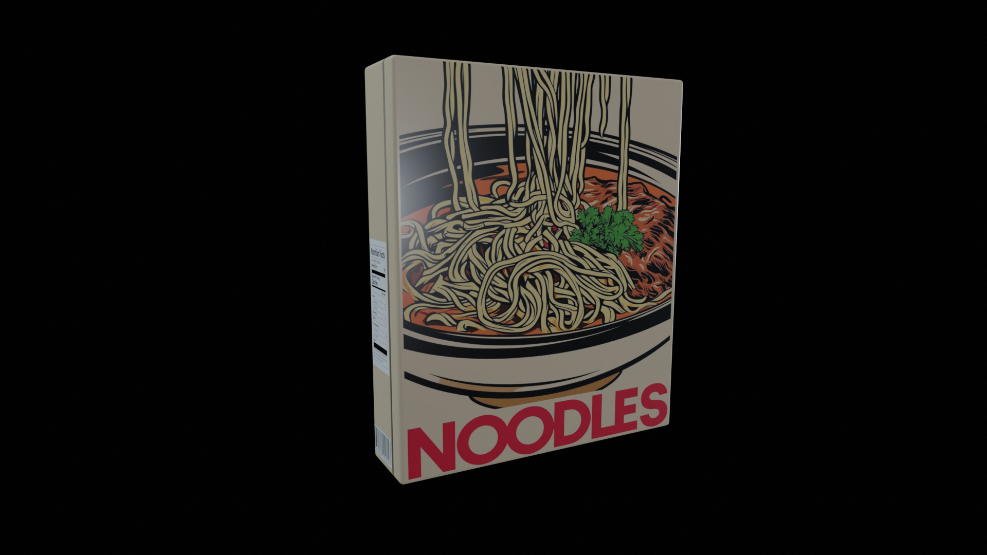 Instant Noodles - GAME READY PBR Low-poly 3D model Low-poly 3D model_3