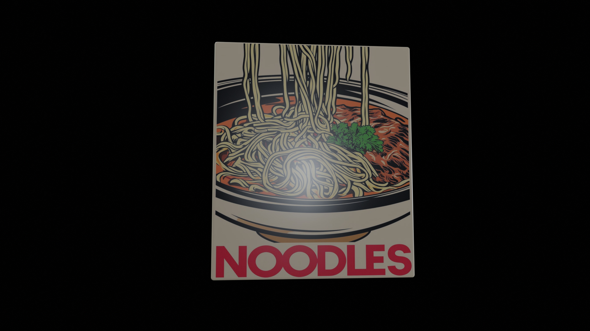 Instant Noodles - GAME READY PBR Low-poly 3D model Low-poly 3D model_4