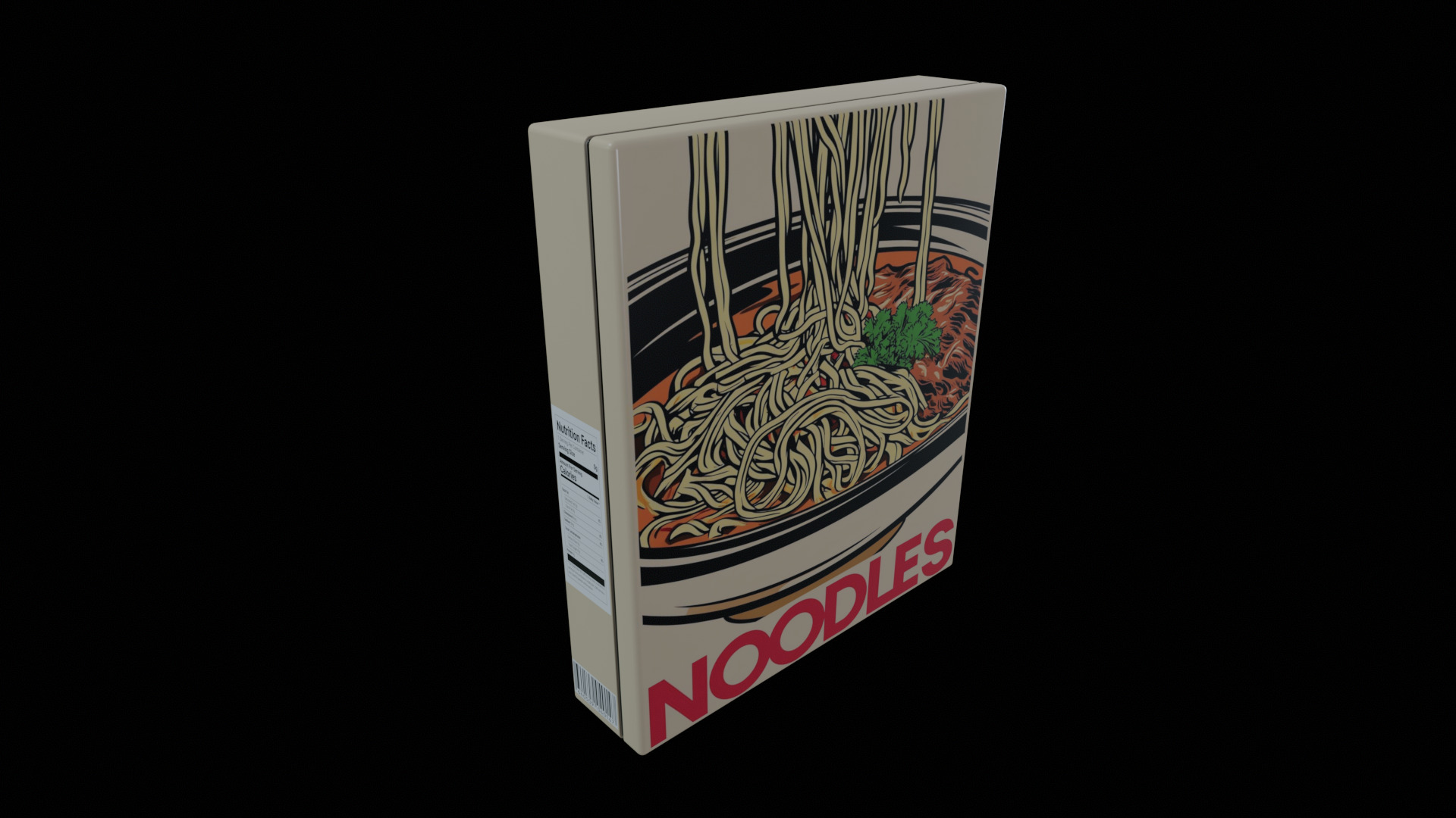 Instant Noodles - GAME READY PBR Low-poly 3D model Low-poly 3D model_2