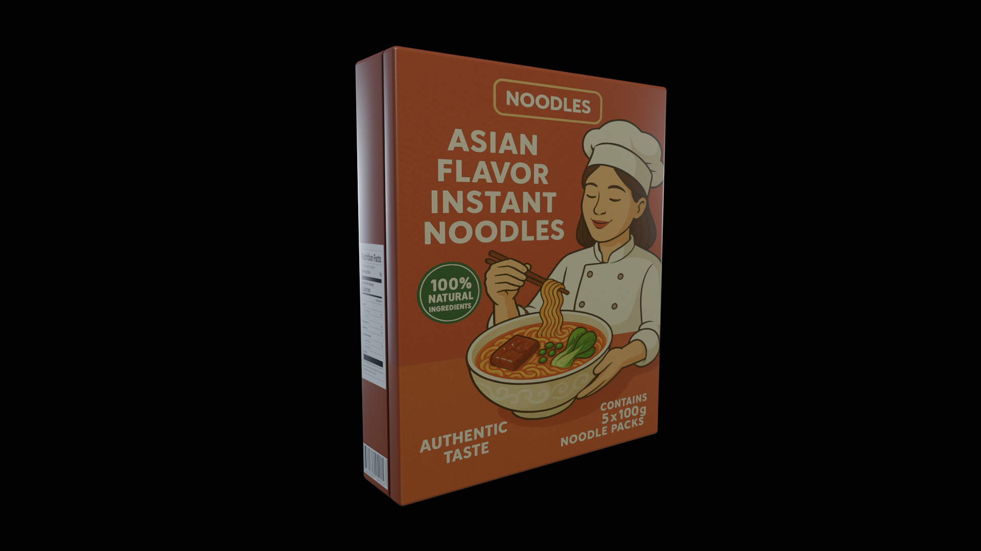 Instant Noodles - GAME READY PBR Low-poly 3D model Low-poly 3D model_1