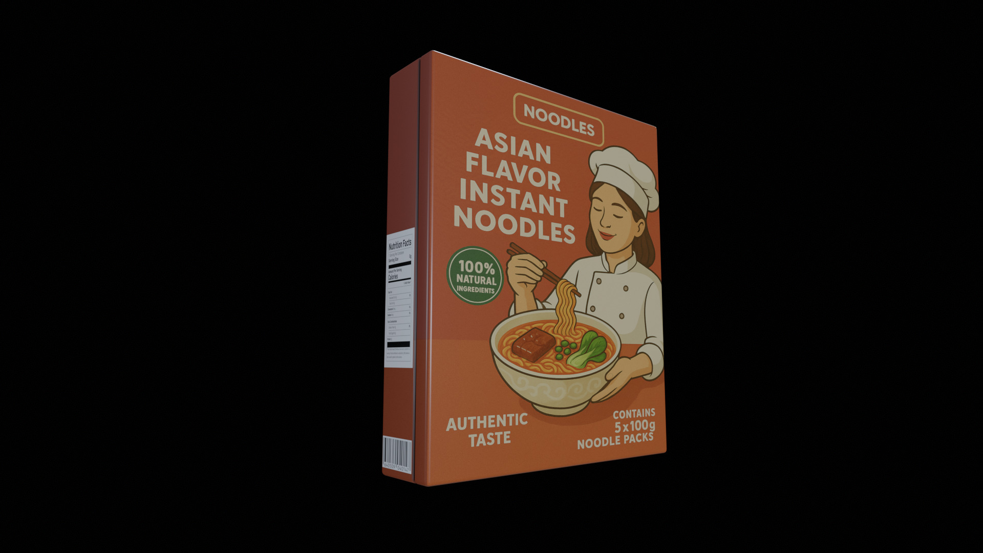 Instant Noodles - GAME READY PBR Low-poly 3D model Low-poly 3D model_5