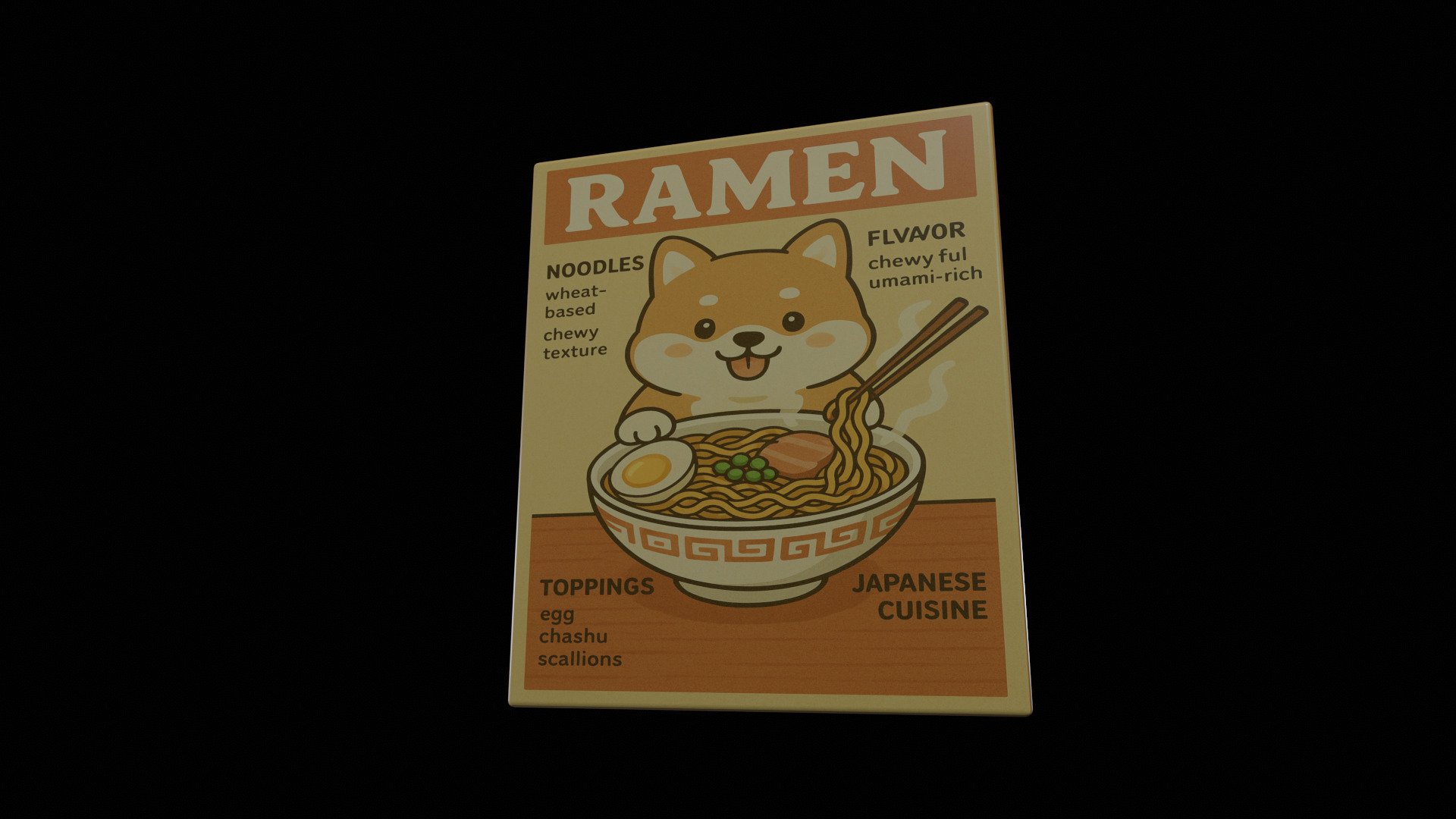 Instant Noodles - GAME READY PBR Low-poly 3D model Low-poly 3D model_5