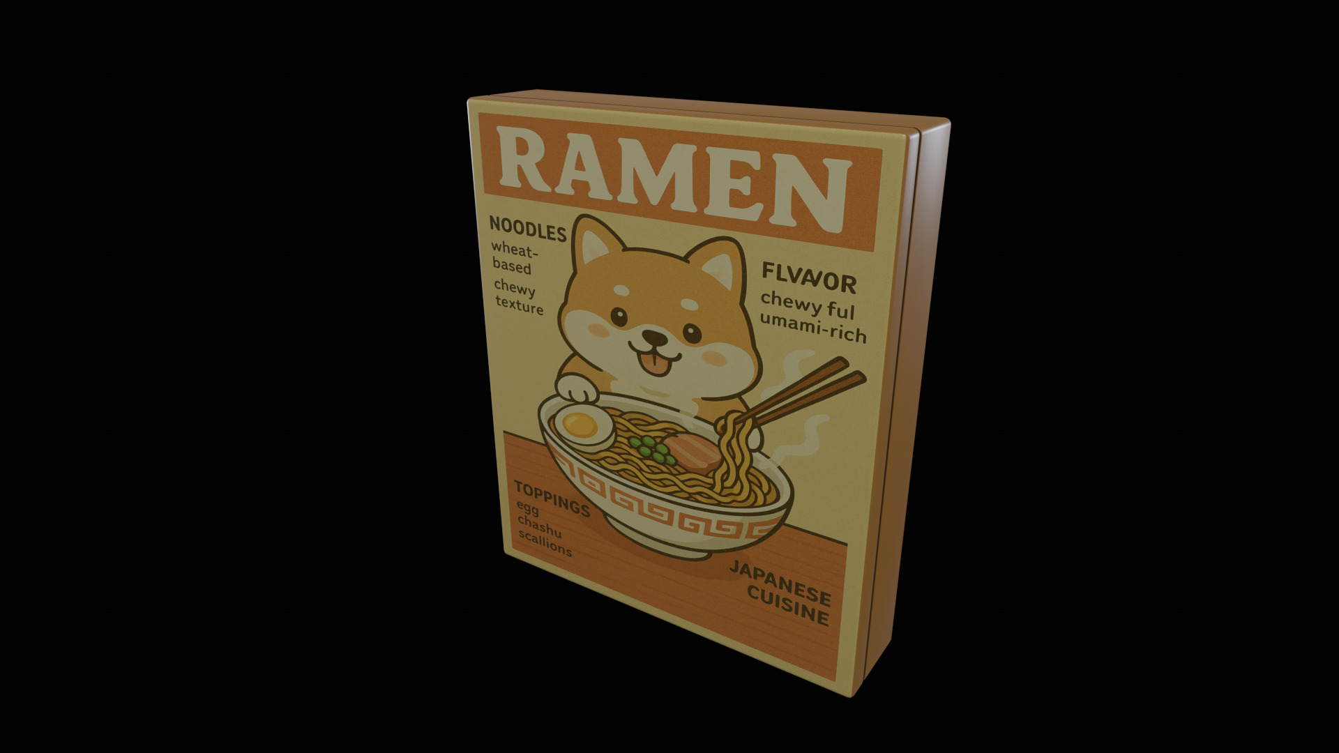Instant Noodles - GAME READY PBR Low-poly 3D model Low-poly 3D model_3
