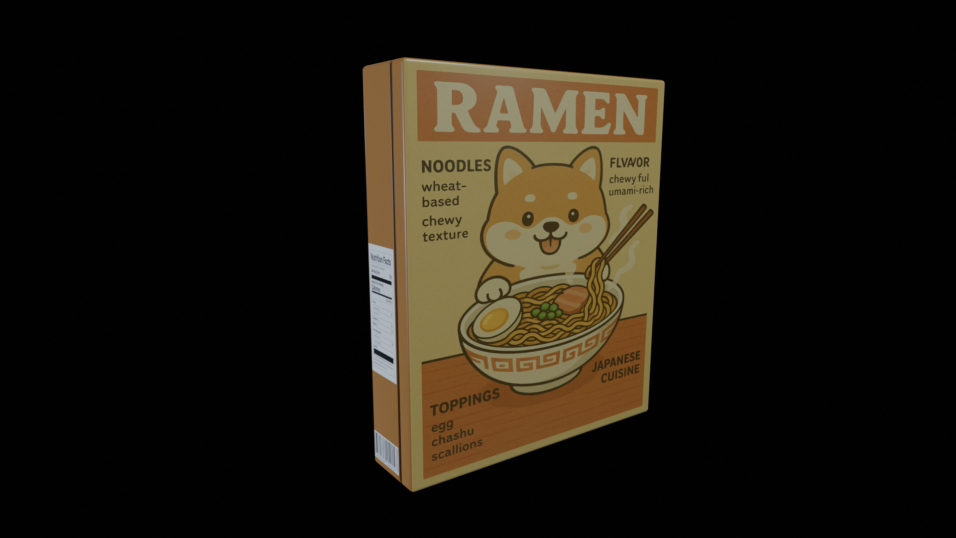 Instant Noodles - GAME READY PBR Low-poly 3D model Low-poly 3D model_1
