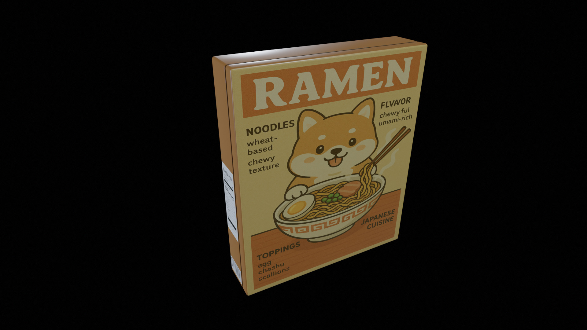 Instant Noodles - GAME READY PBR Low-poly 3D model Low-poly 3D model_2
