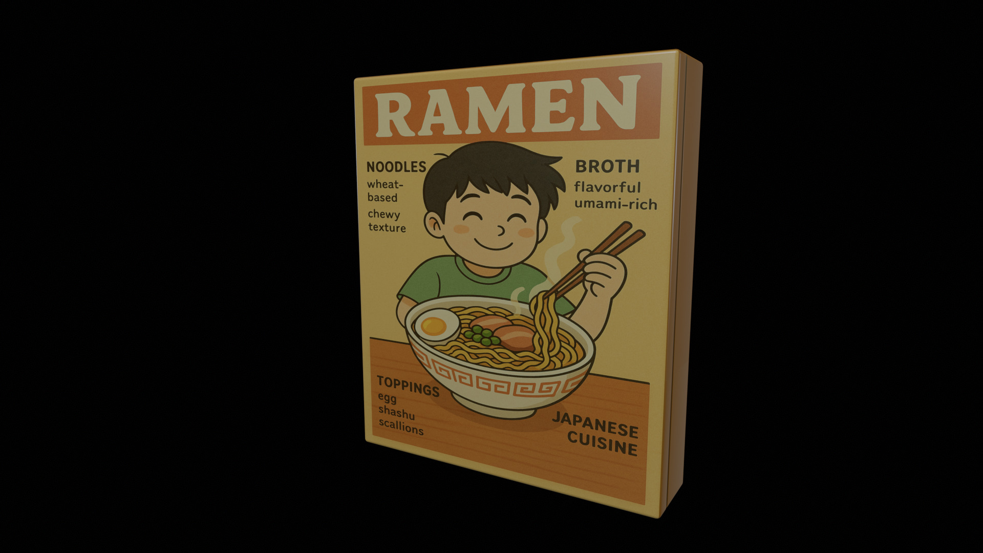 Instant Noodles - GAME READY PBR Low-poly 3D model Low-poly 3D model_3