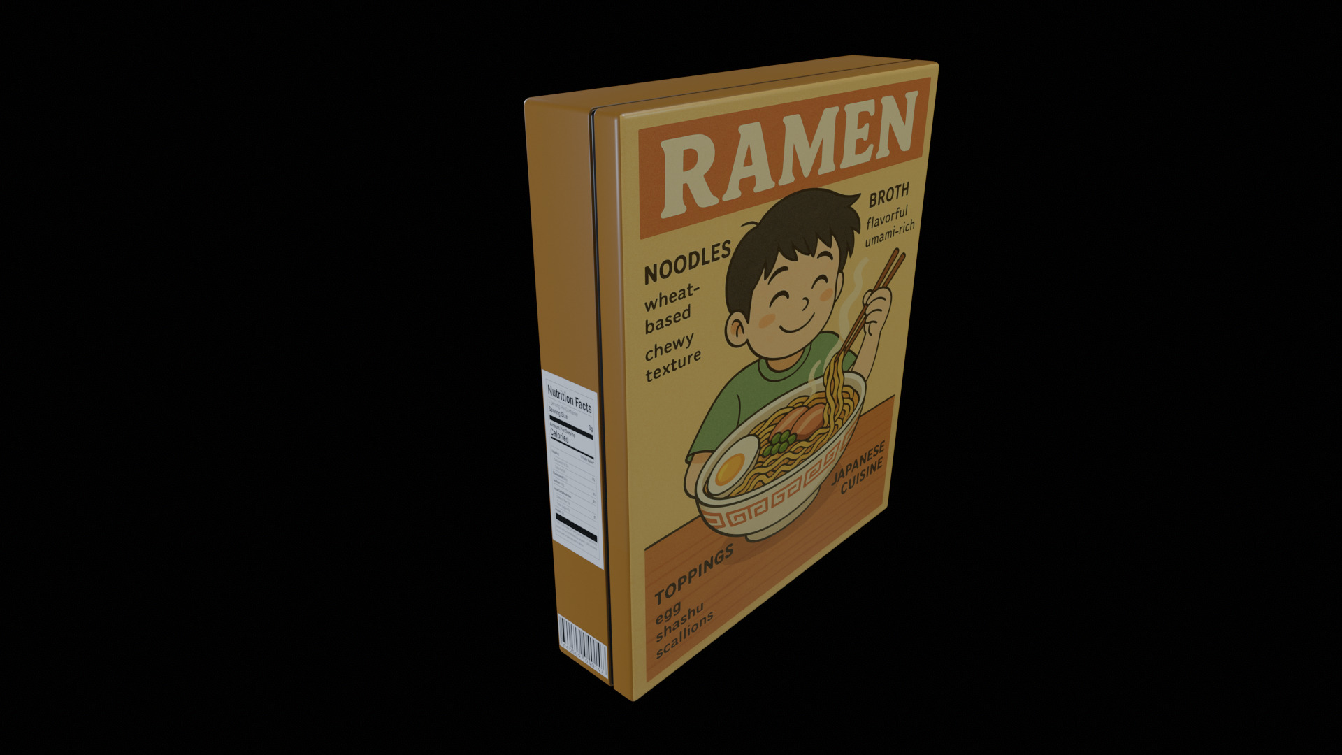 Instant Noodles - GAME READY PBR Low-poly 3D model Low-poly 3D model_5