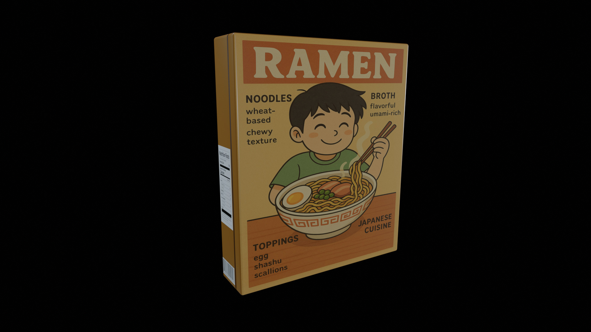 Instant Noodles - GAME READY PBR Low-poly 3D model Low-poly 3D model_1