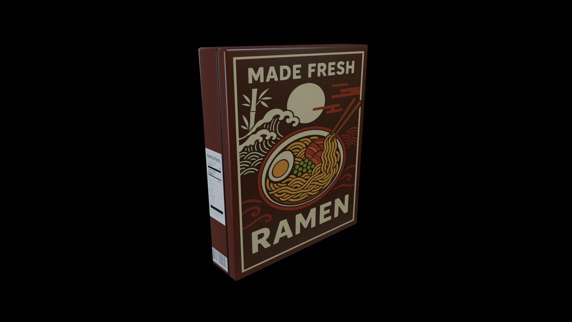 Instant Noodles - GAME READY PBR Low-poly 3D model Low-poly 3D model_1