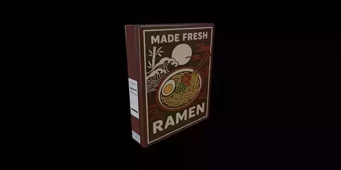 Instant Noodles - GAME READY PBR Low-poly 3D model