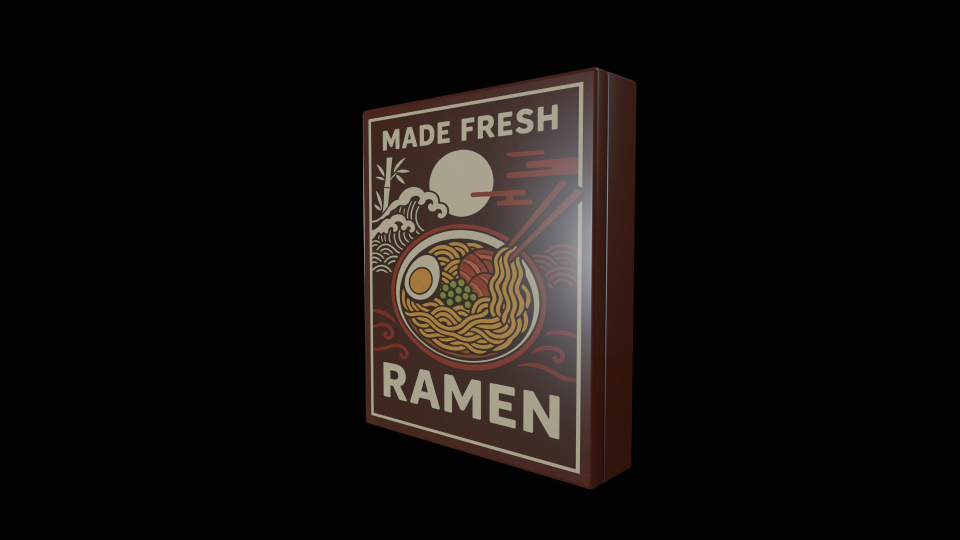 Instant Noodles - GAME READY PBR Low-poly 3D model Low-poly 3D model_3