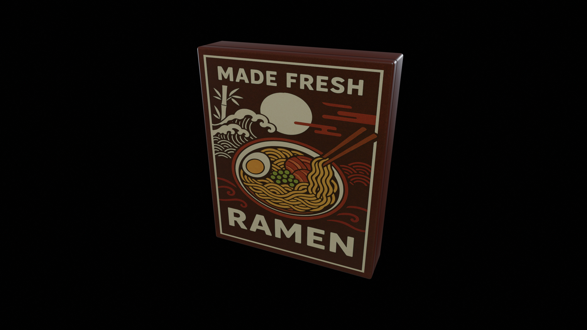 Instant Noodles - GAME READY PBR Low-poly 3D model Low-poly 3D model_2