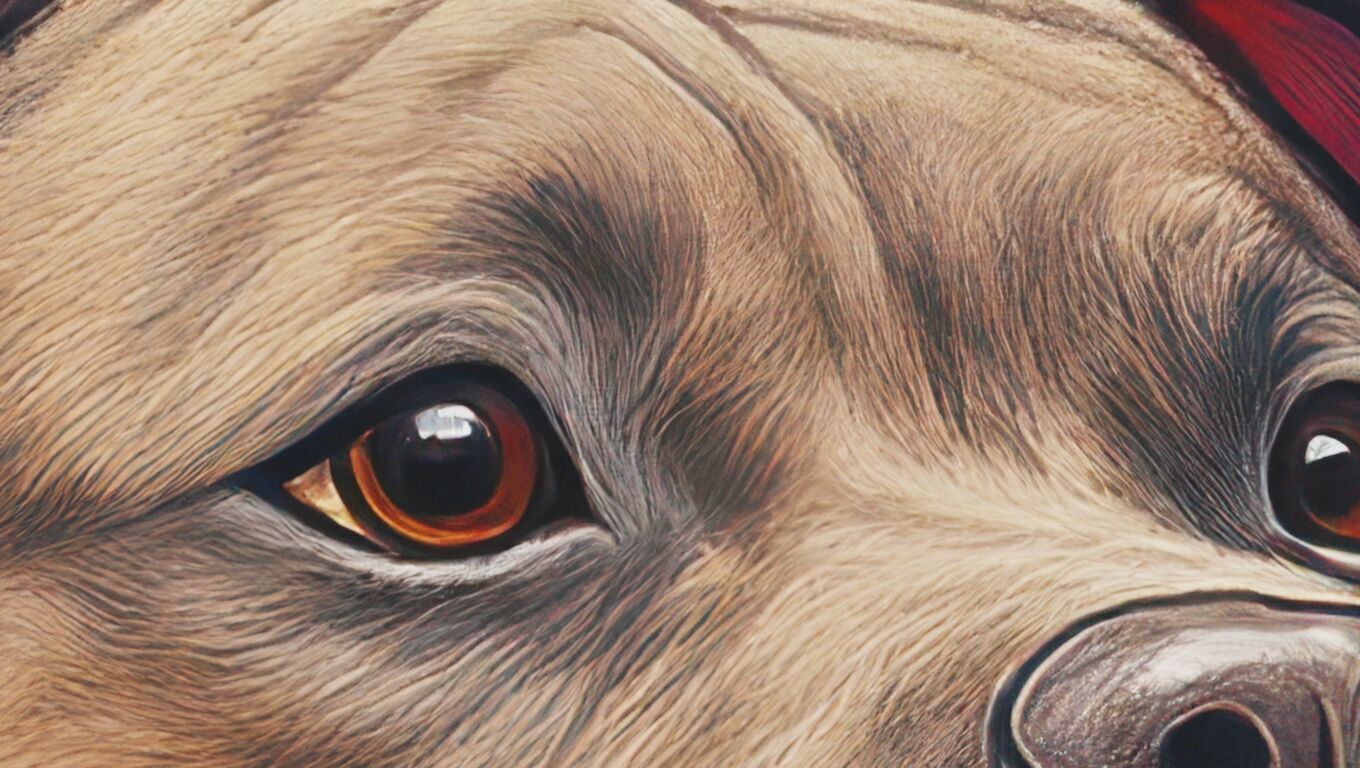 16K Base Color Texture Dog and Serpent Mural Ultra HD Texture Texture_13