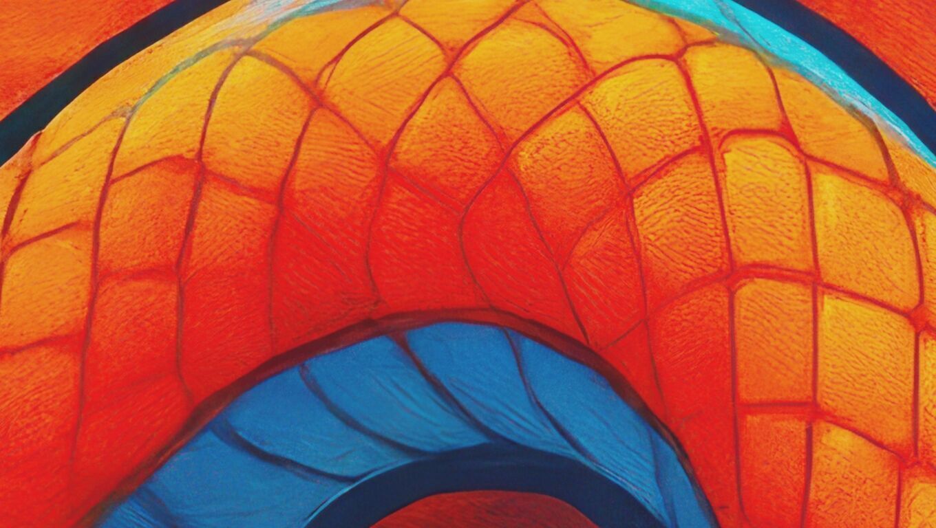 16K Base Color Texture Dog and Serpent Mural Ultra HD Texture Texture_3