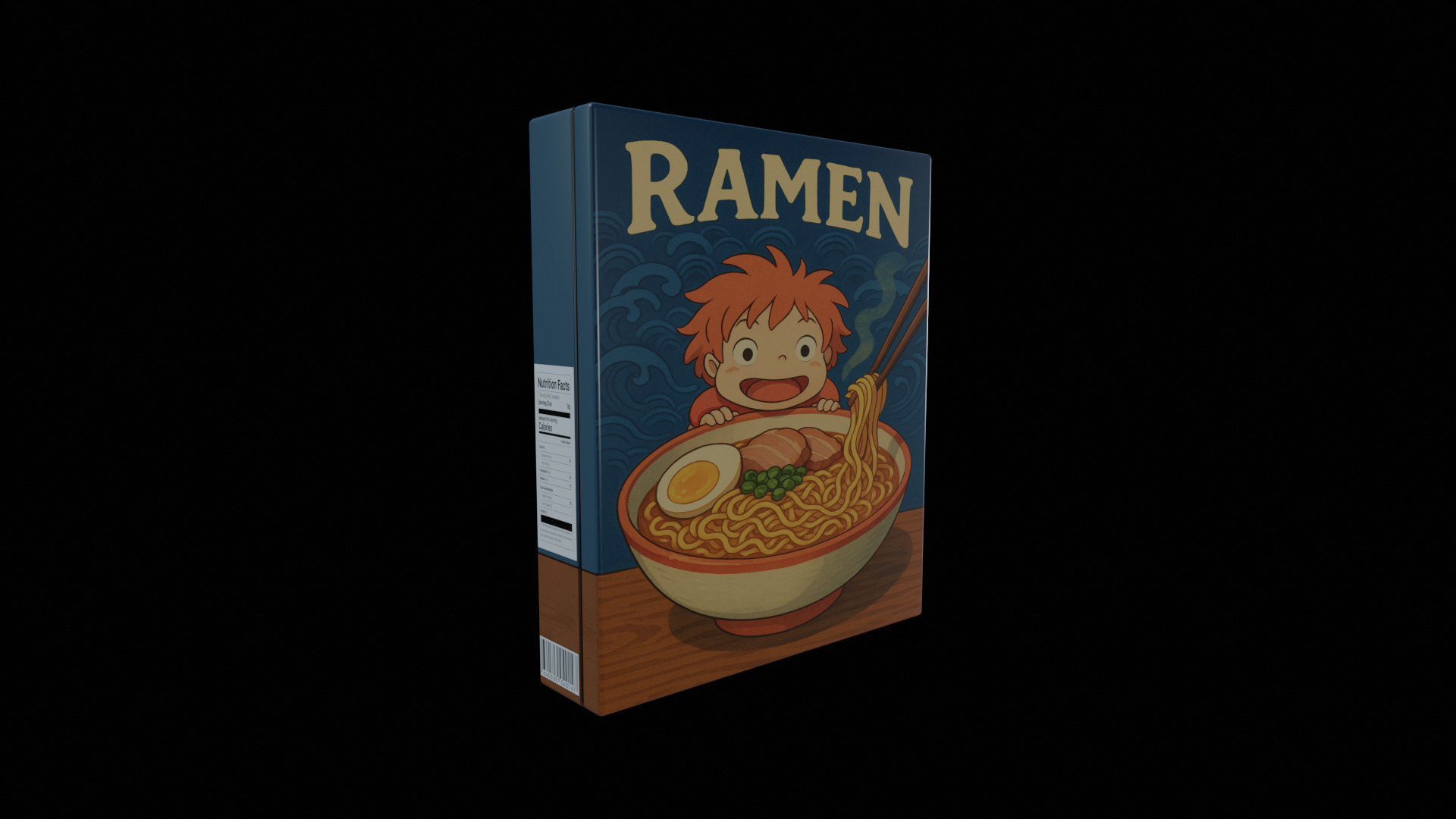 Instant Noodles - GAME READY PBR Low-poly 3D model Low-poly 3D model_1