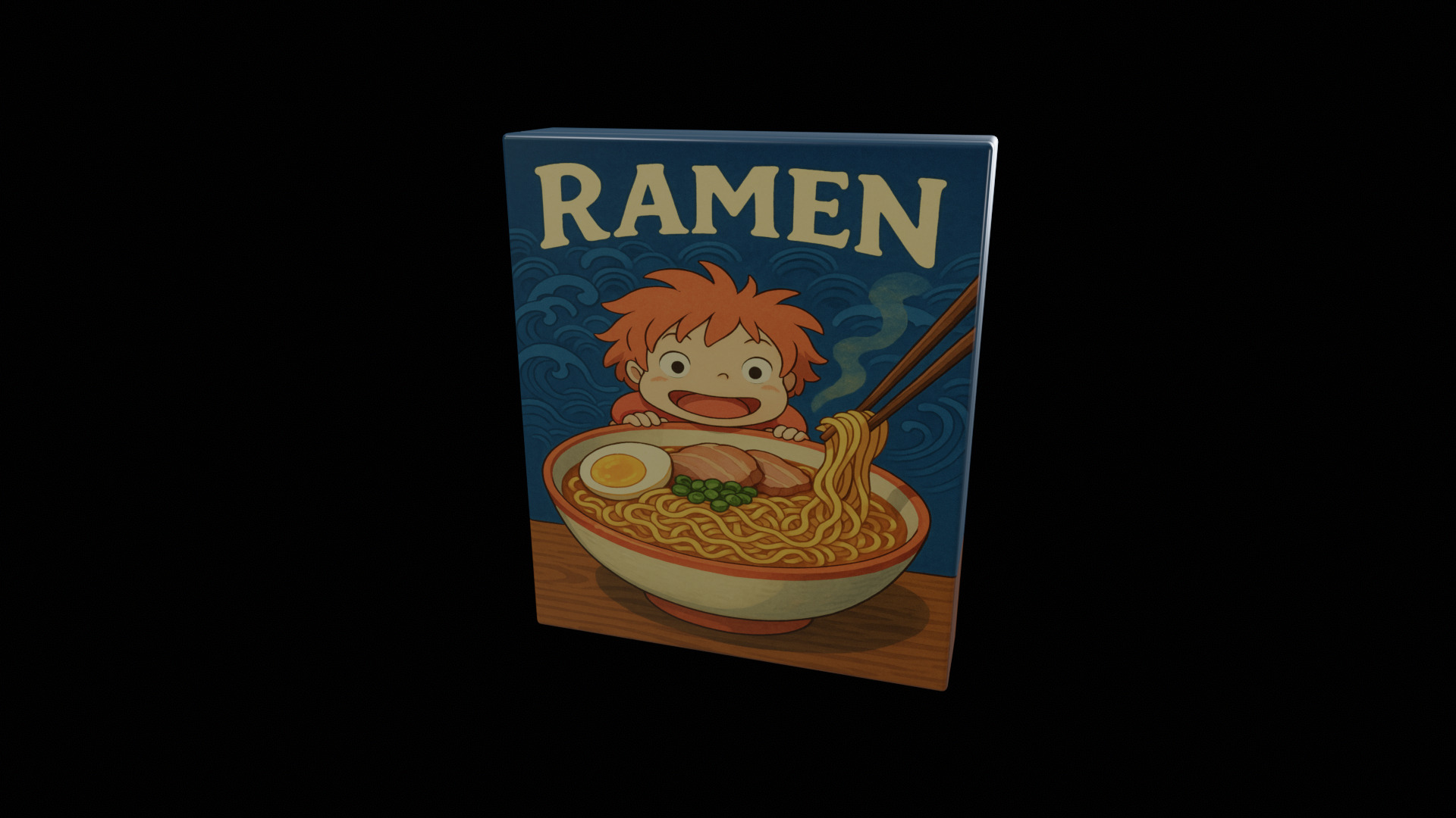 Instant Noodles - GAME READY PBR Low-poly 3D model Low-poly 3D model_2