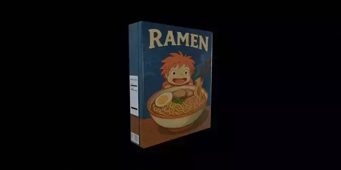 Instant Noodles - GAME READY PBR Low-poly 3D model