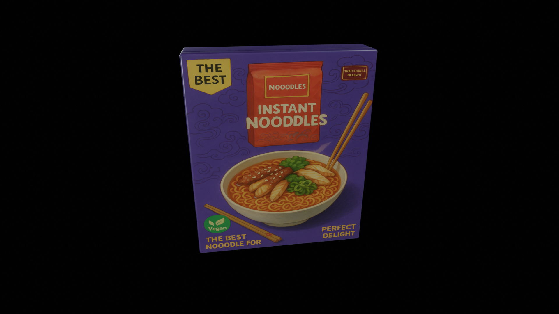 Instant Noodles - GAME READY PBR Low-poly 3D model Low-poly 3D model_4