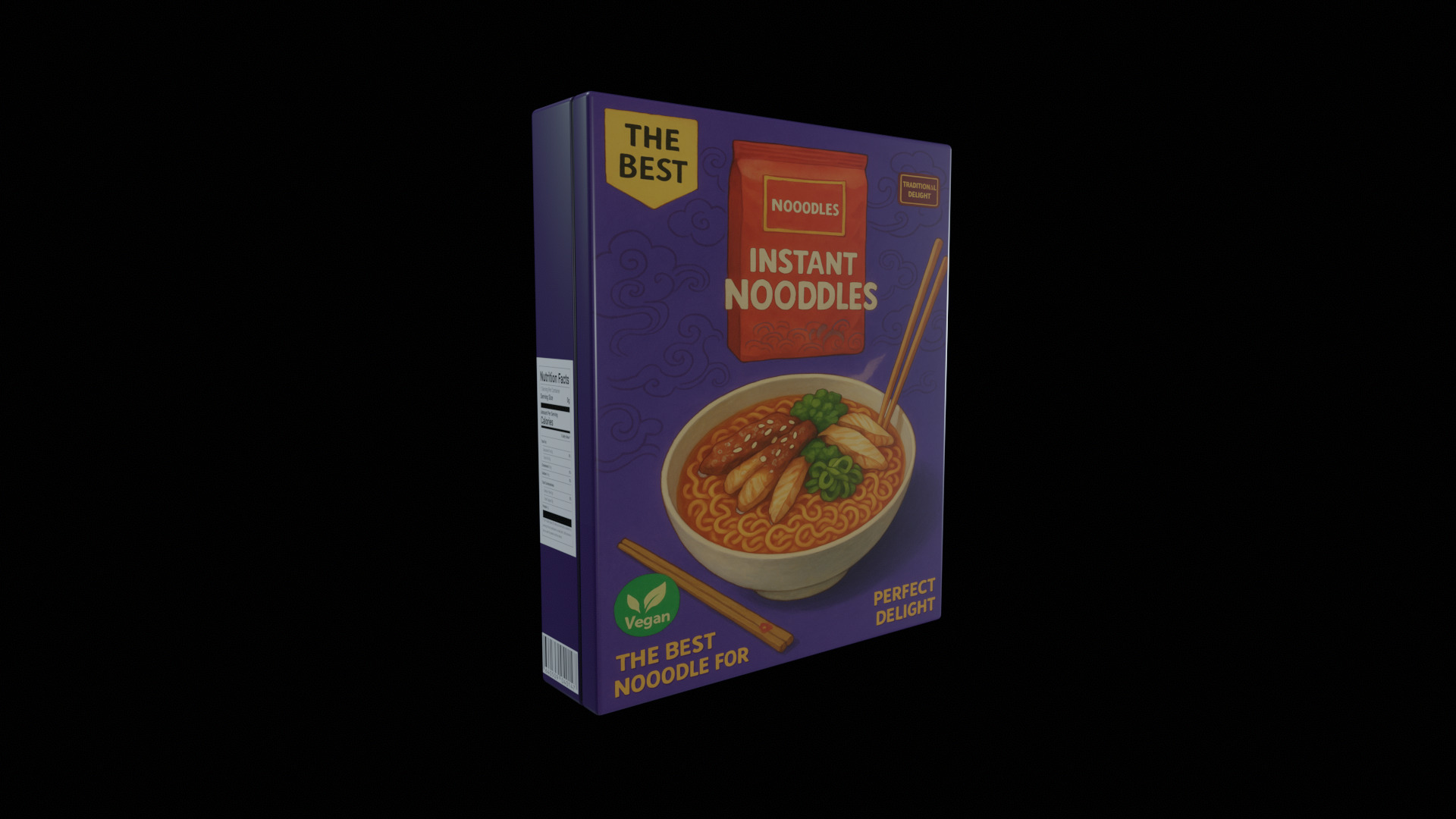 Instant Noodles - GAME READY PBR Low-poly 3D model Low-poly 3D model_1