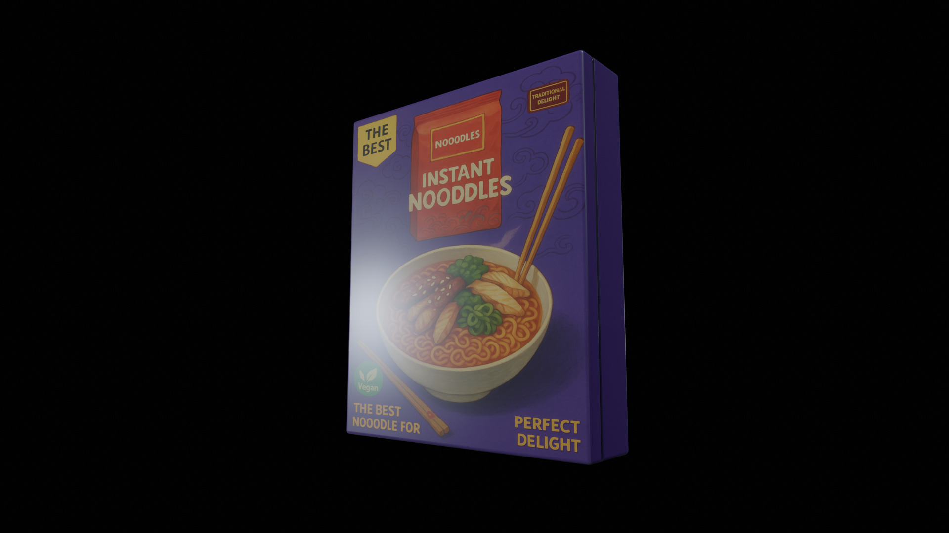 Instant Noodles - GAME READY PBR Low-poly 3D model Low-poly 3D model_3