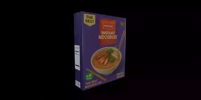 Instant Noodles - GAME READY PBR Low-poly 3D model