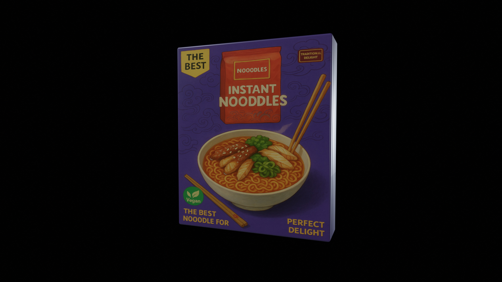 Instant Noodles - GAME READY PBR Low-poly 3D model Low-poly 3D model_2