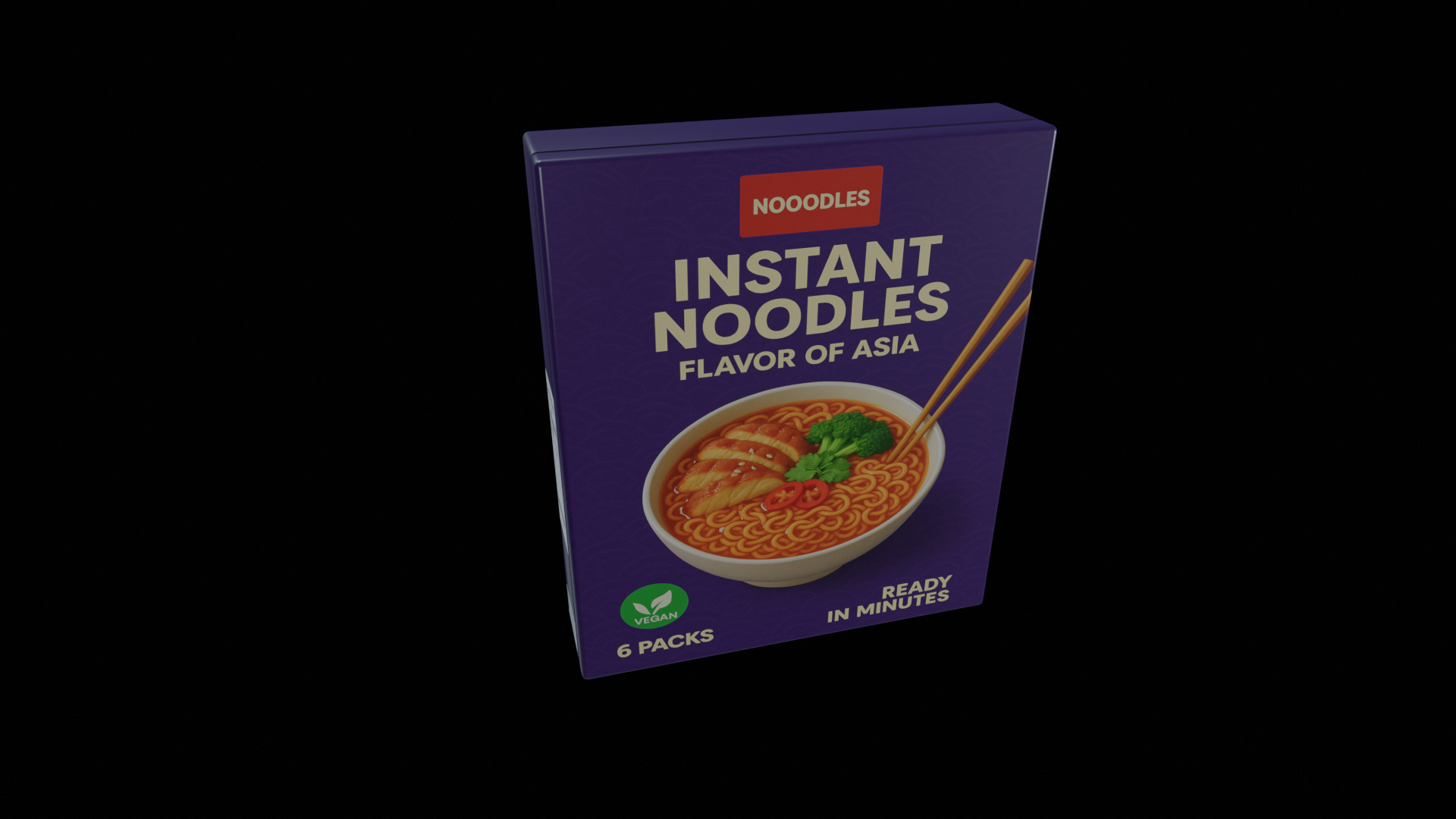 Instant Noodles - GAME READY PBR Low-poly 3D model Low-poly 3D model_4
