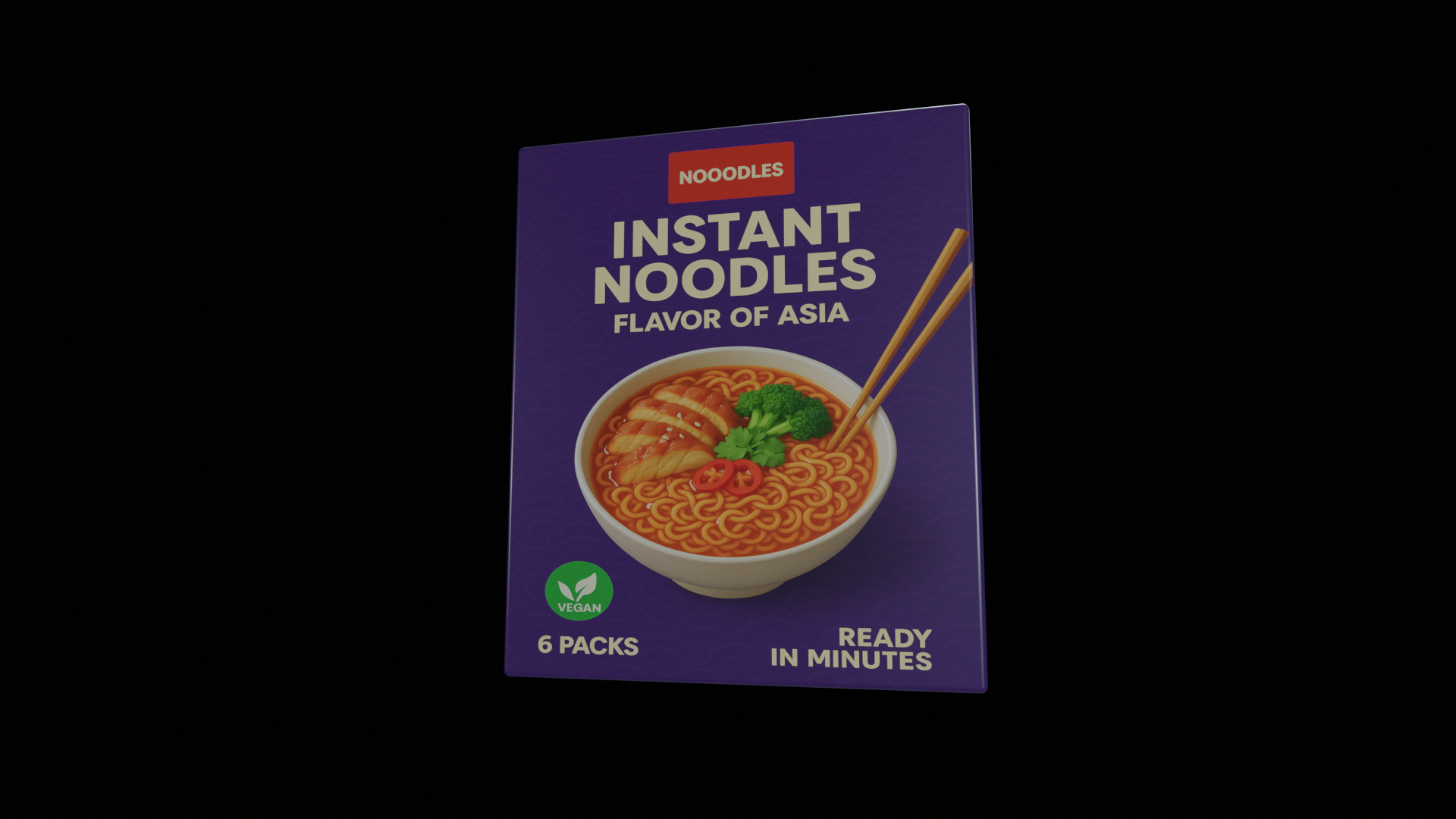 Instant Noodles - GAME READY PBR Low-poly 3D model Low-poly 3D model_3