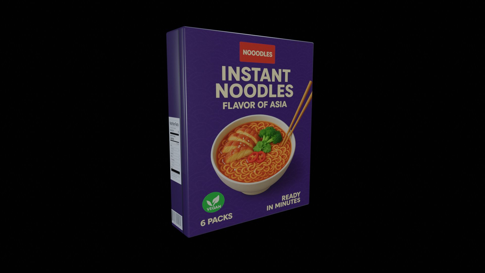 Instant Noodles - GAME READY PBR Low-poly 3D model Low-poly 3D model_1