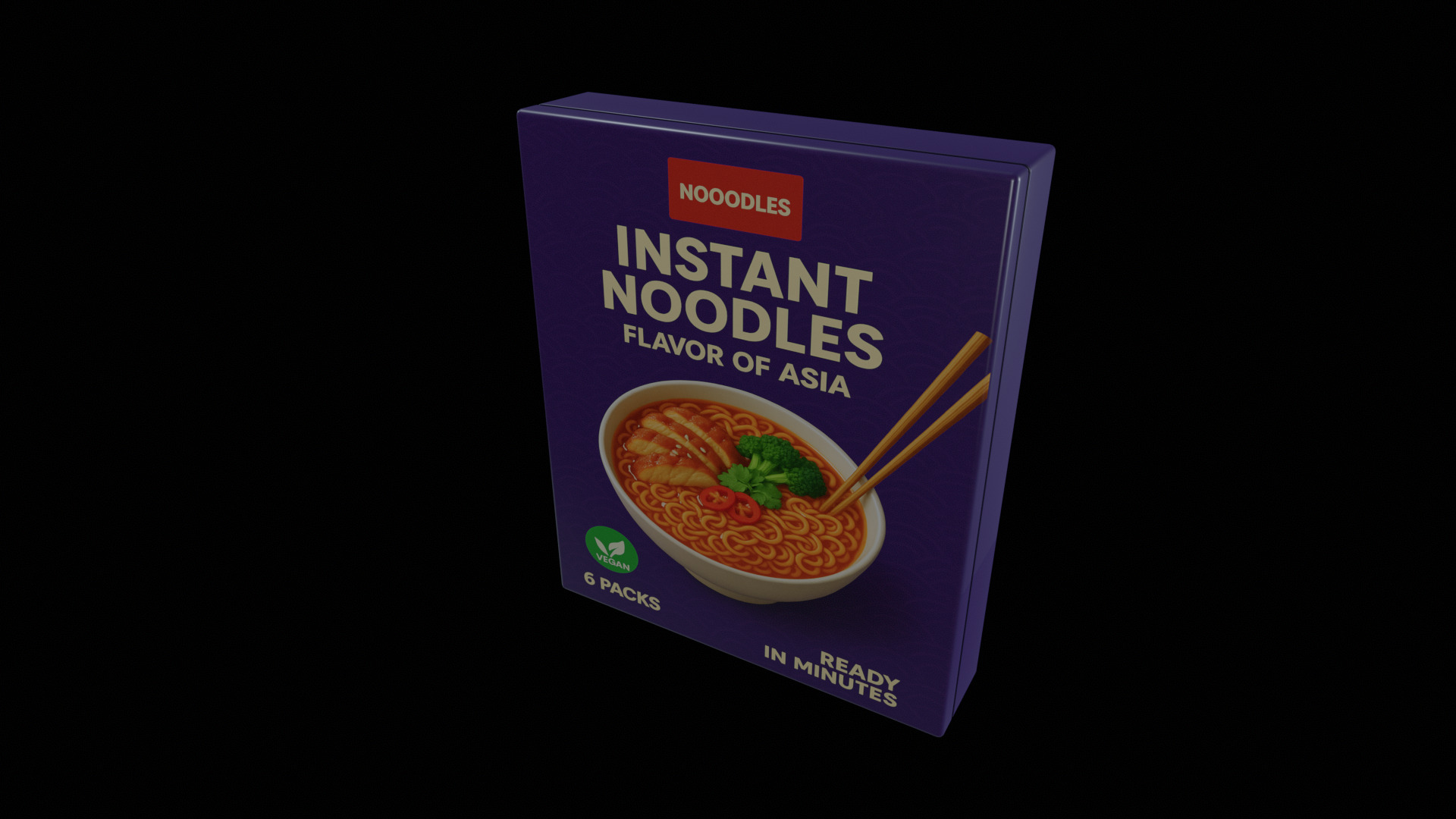 Instant Noodles - GAME READY PBR Low-poly 3D model Low-poly 3D model_5