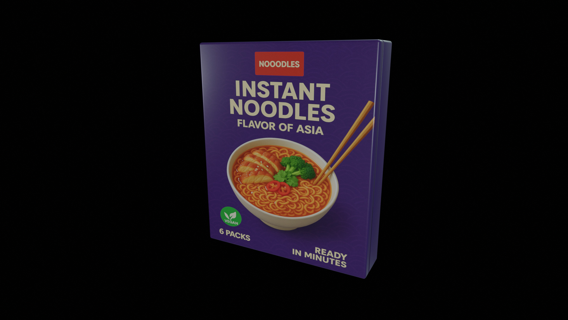 Instant Noodles - GAME READY PBR Low-poly 3D model Low-poly 3D model_2
