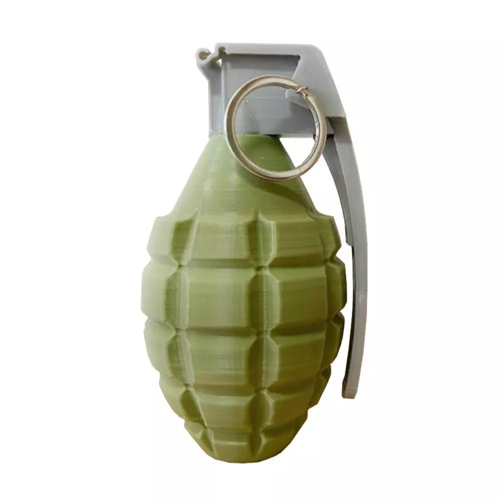 The Mk 2 is an American defensive hand grenade 3D print model_0