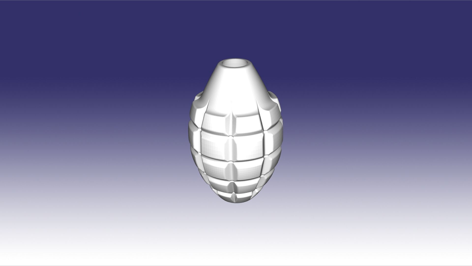 The Mk 2 is an American defensive hand grenade 3D print model_1