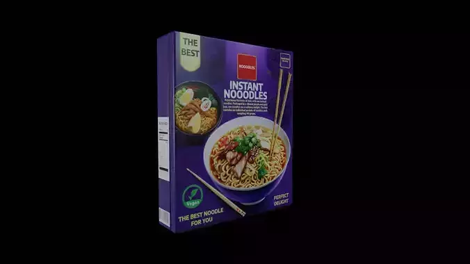 Instant Noodles - GAME READY PBR Low-poly 3D model