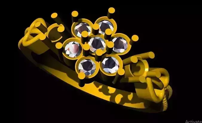 cluster ring 3dm file