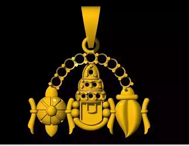 balaji pendant 3dm file
