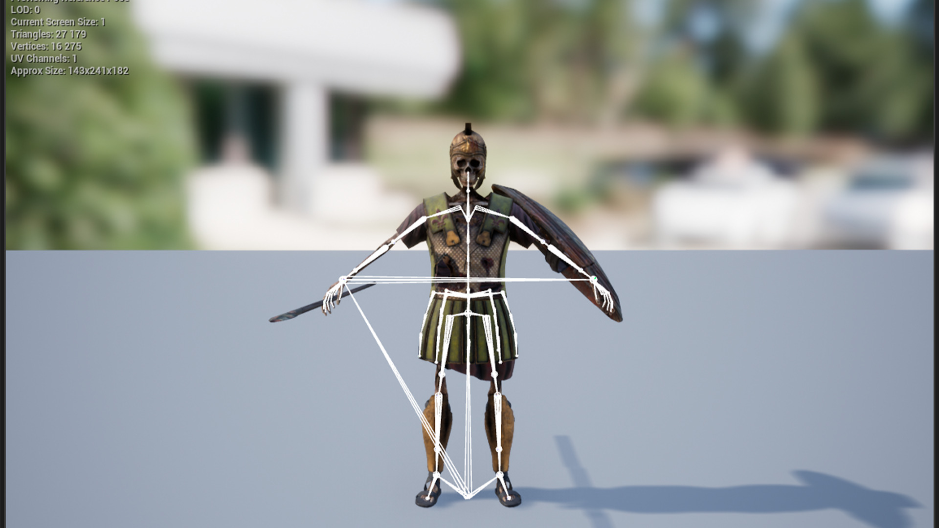 SKELETON Perioikoi Low-poly 3D model_17